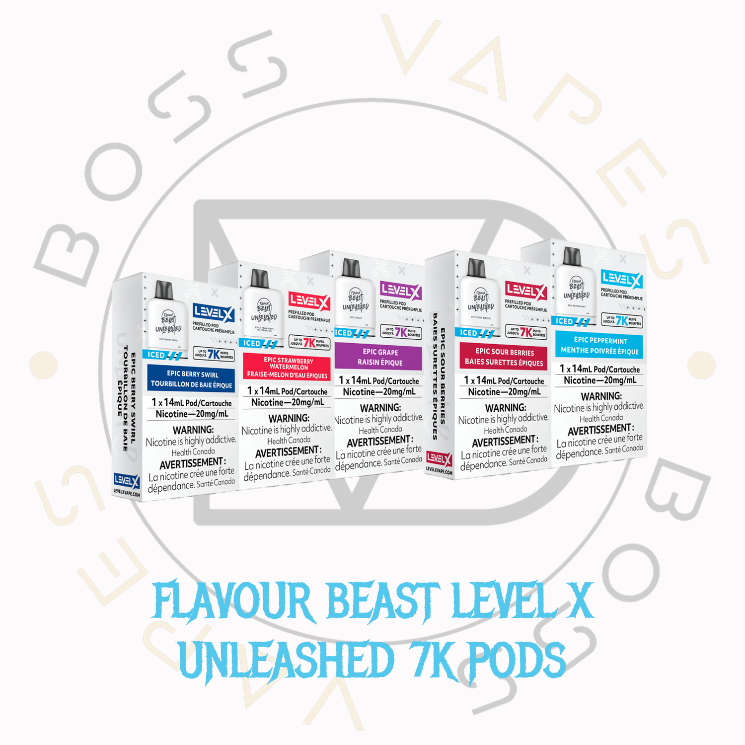 Flavor Beast Level X Unleashed Boost 7000 Pod NFS IN BC